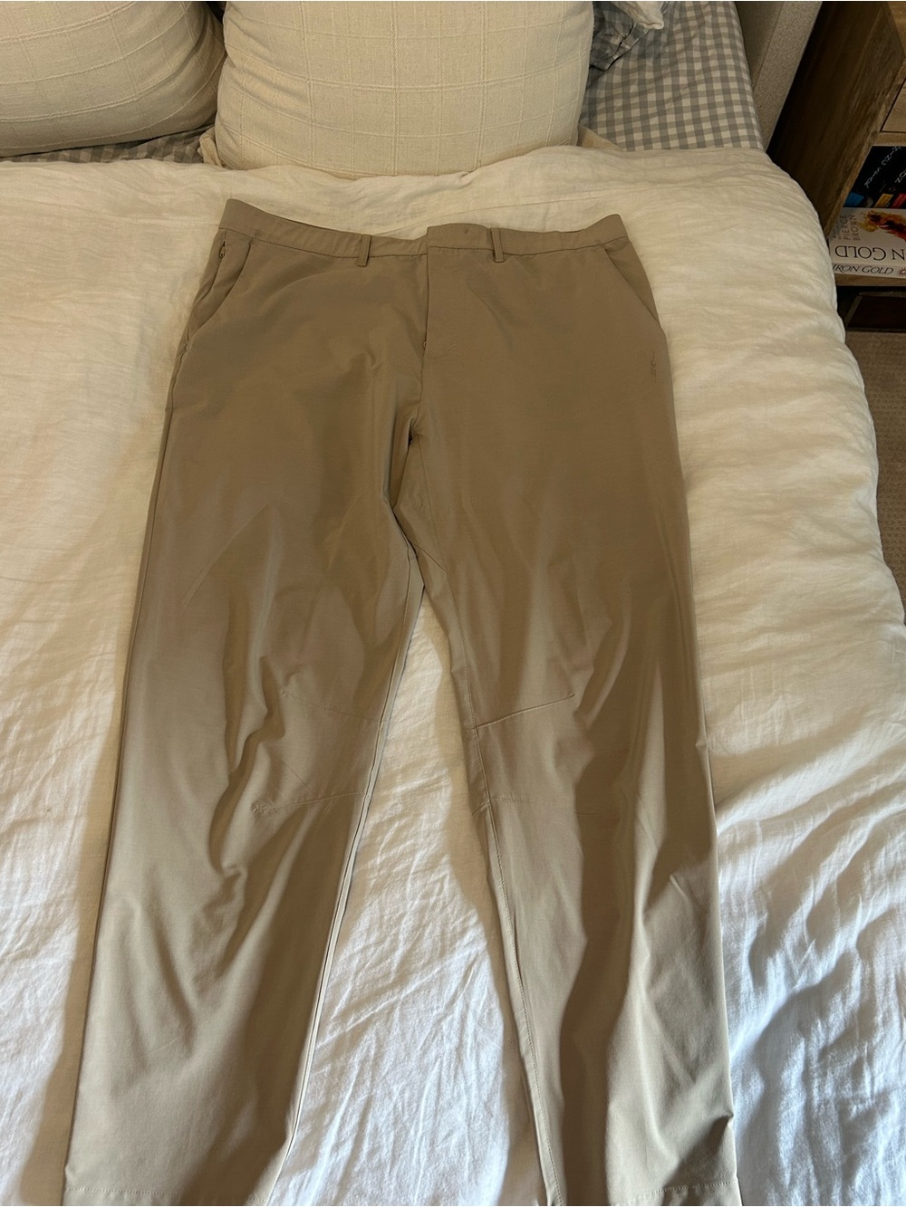 Fabletics Men's Khaki-Tan Performance Chinos